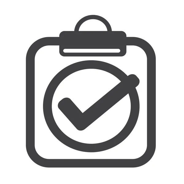 Clipboard check list icon — Stock Vector