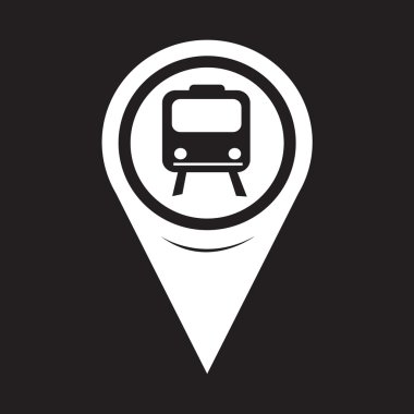 Harita işaretçi tren simgesi