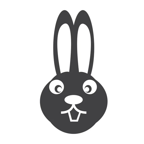Conejito conejo icono — Vector de stock
