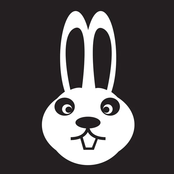 Bunny tavşan simgesi — Stok Vektör