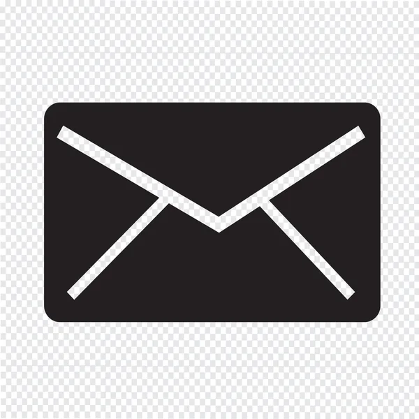 Illustration zum Mailsymbol — Stockvektor