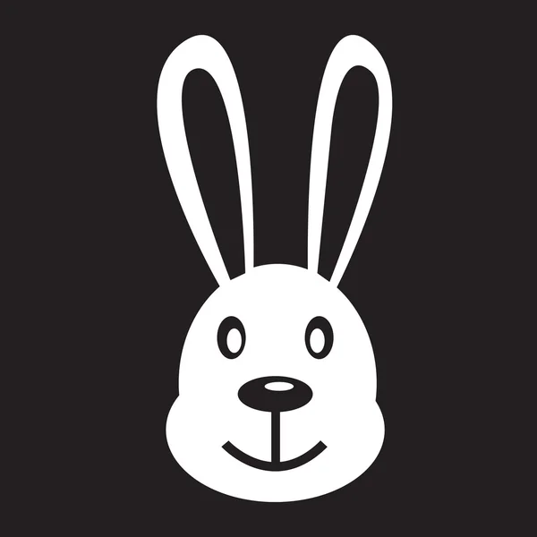Icona coniglio coniglio — Vettoriale Stock