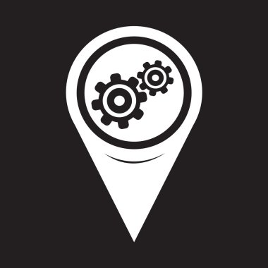 Map Pointer Gear icon