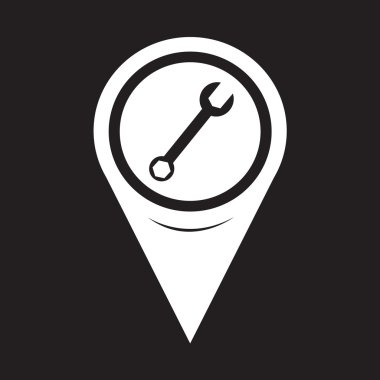 Harita işaretçi Wrench kutsal kişilerin resmi