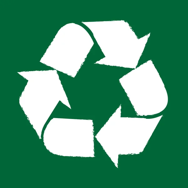 Ilustração do sinal de reciclagem —  Vetores de Stock