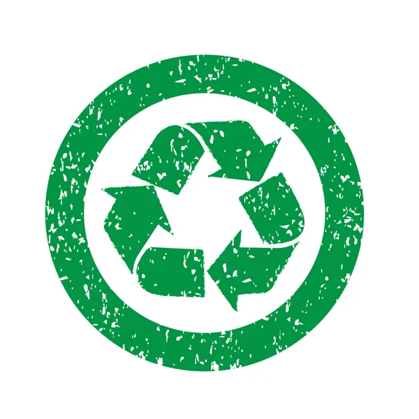 Recycle teken illustratie — Stockvector