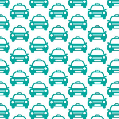 Taksi araba desen arka plan