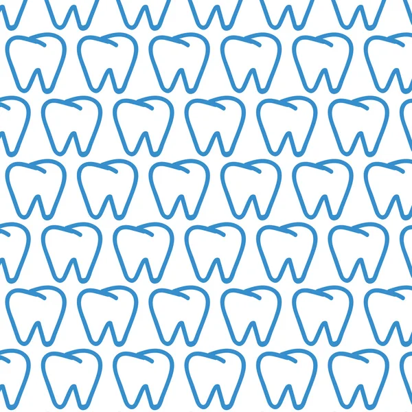 Zahnmuster Hintergrund — Stockvektor