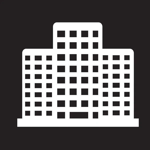 Edificio de oficinas icono — Vector de stock