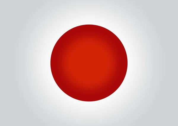 Bandeira japonesa — Vetor de Stock