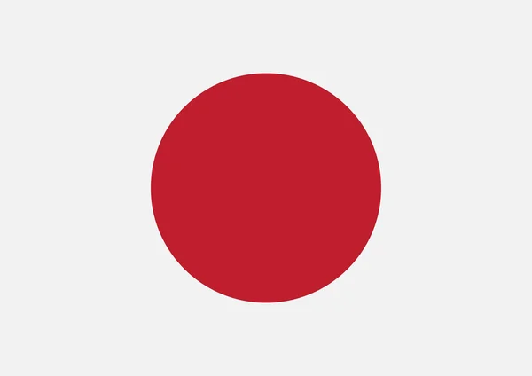 Japanische Flagge — Stockvektor