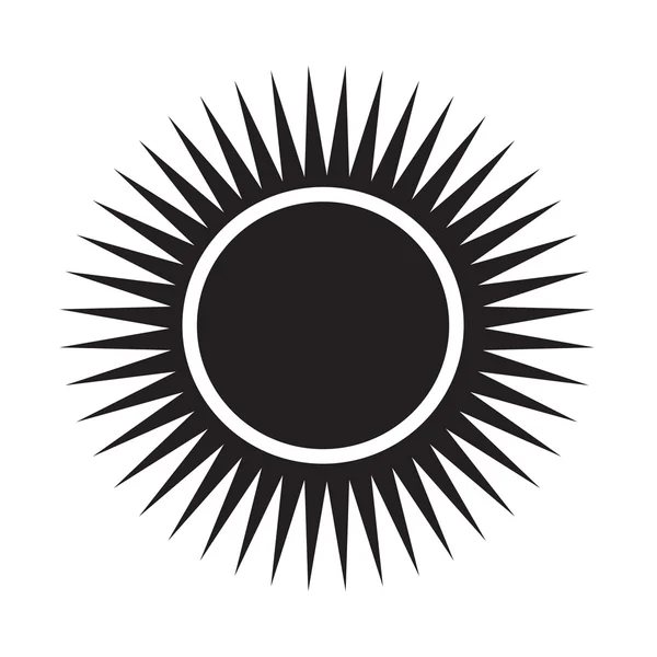 Ikona Sun — Stockový vektor