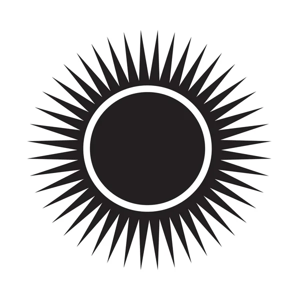 Icono del sol — Vector de stock