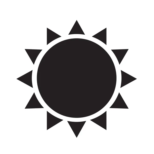 Pictogram sun — Stockvector