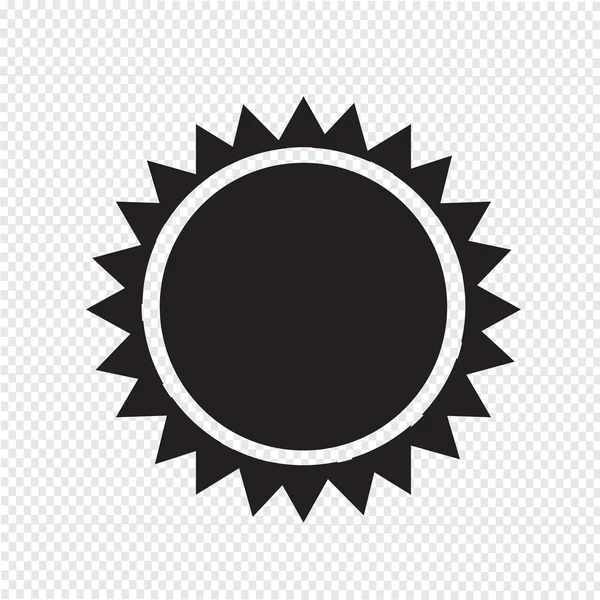 Pictogram sun — Stockvector