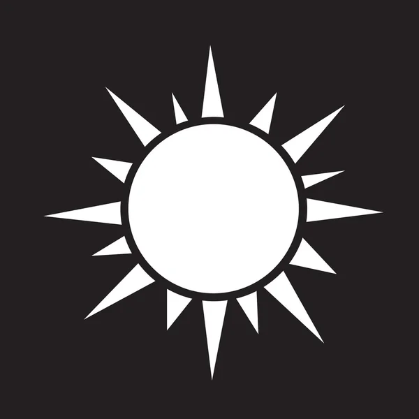 Pictogram sun — Stockvector