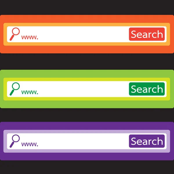 Search bar icon — Stock Vector