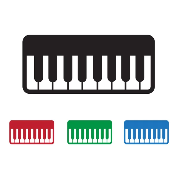 Piano-ikonen — Stock vektor