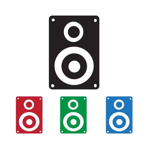 Audio speakers icon — Stock Vector