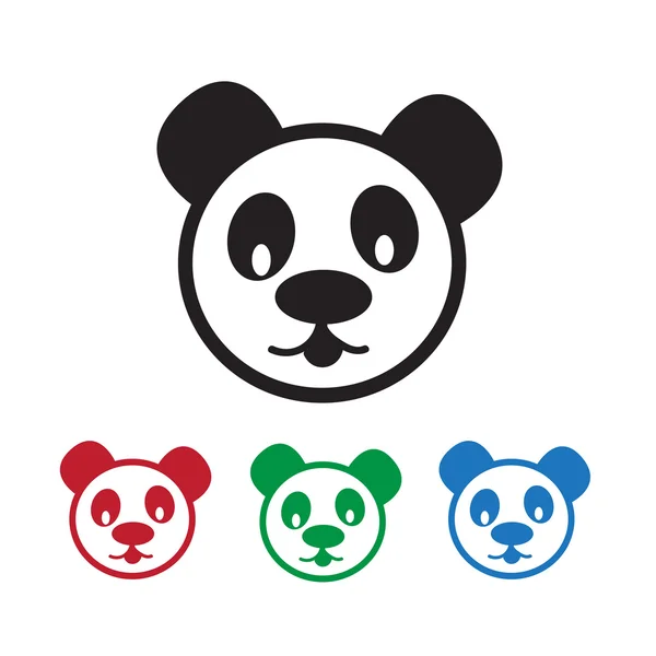 Panda Icon — Stock Vector