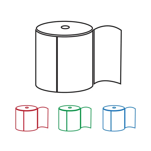 Tuvalet kağıdı simgesi — Stok Vektör