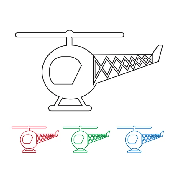 Helicopter Icon — Stock Vector