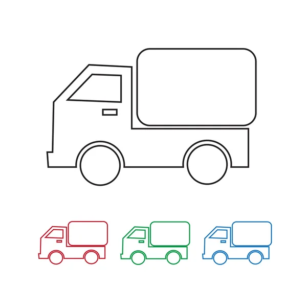 Car Truck Icon — Stock Vector