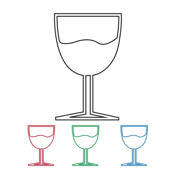 Glass Drink Icon — Stock Vector