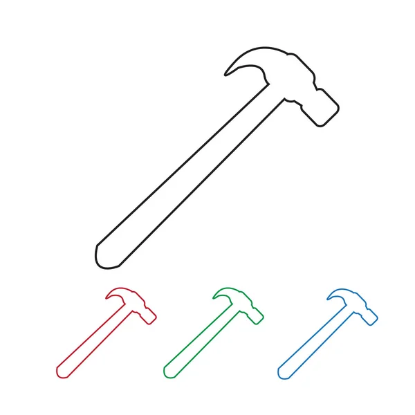 Hammer icon — Stock Vector