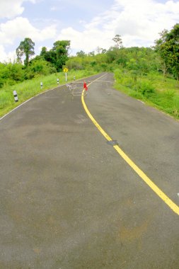 Derin orman nehir Krachan lam duan Ubon Ratchathani, Thailand