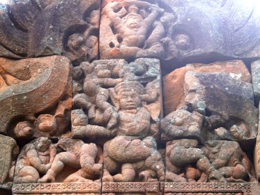 Phanom basamak tarihi park, Buriram, Tayland