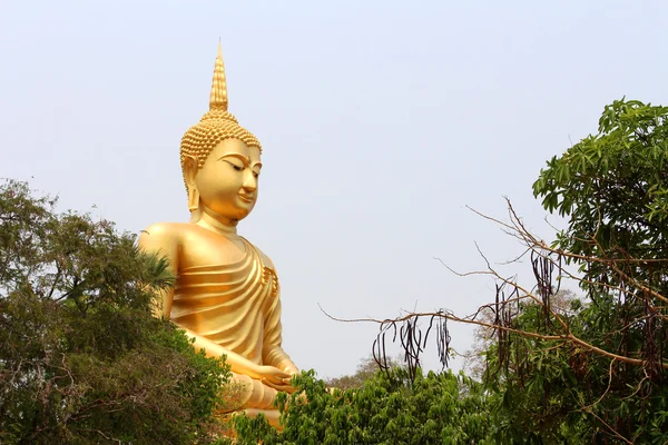 Büyük altın Buda khueang nai District, Ubon Ratchathani, Thaila — Stok fotoğraf