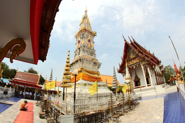 Wat Mahathat Yasothon Thaiföld helyek istentiszteleti — Stock Fotó