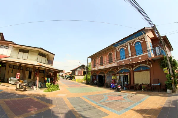 Baan sigha tha, Старе місто, в місті Yasothon — стокове фото