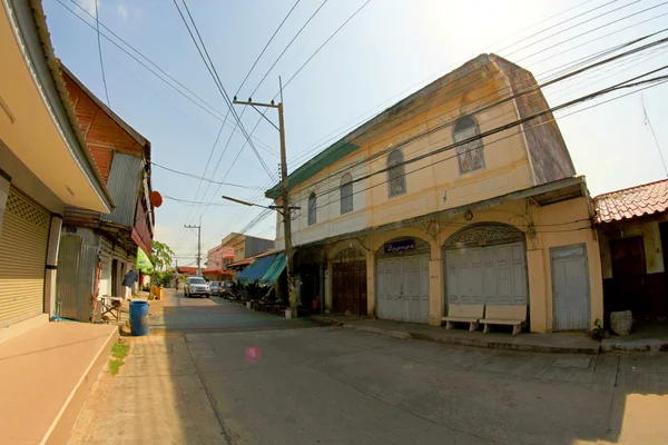 Baan sigha tha, oude stad in de stad Yasothon — Stockfoto