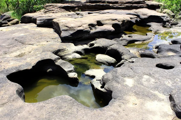 Deep Forest River kaeng αψιδοειδών μηχανισμών με μοχλίσκο duan σε Ubon Ratchathani, Ταϊλάνδη — Φωτογραφία Αρχείου