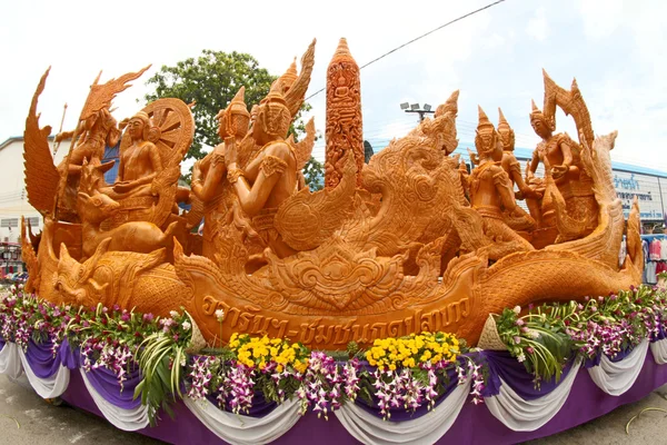 Ubonratchathani，泰国蜡烛蜡节 — 图库照片