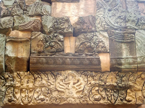 Prasat Muang Tam Khmer templo em Buri Ram, Tailândia — Fotografia de Stock