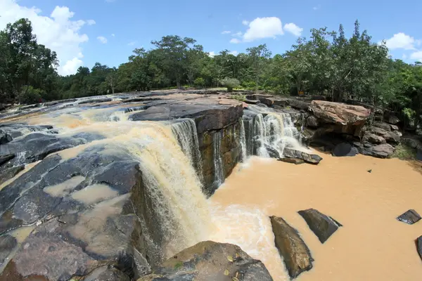 Tadton Waterfall National Park at Chaiyaphum , Thailand — Stock Photo, Image