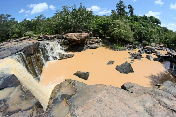 Tadton Waterfall National Park at Chaiyaphum , Thailand — Stock Photo, Image