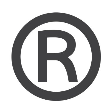Registered Trademark icon clipart