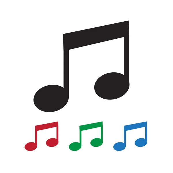 Music Note Icon — Stock Vector
