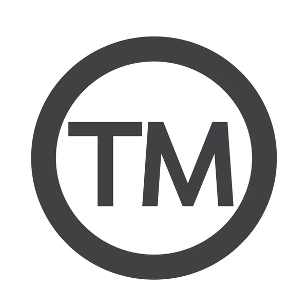 Trademark Symbol Icon — Stock Vector