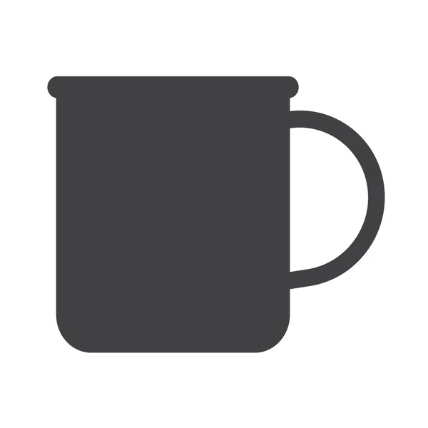 Cup of tea coffee icon — Stock Vector
