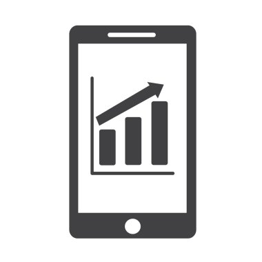 cep telefonu grafik infographics simgesini