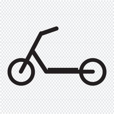 Scooter çocuk simgesi