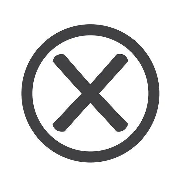Nesprávné označení ikona — Stockový vektor