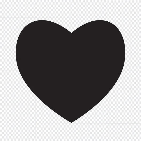 Icono del corazón — Vector de stock