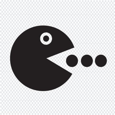 Arcade oyun pac adam simgesi