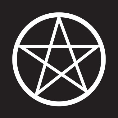 Pentagram icon design clipart